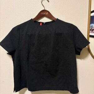 SPANX Black Short Sleeve Women's Tee